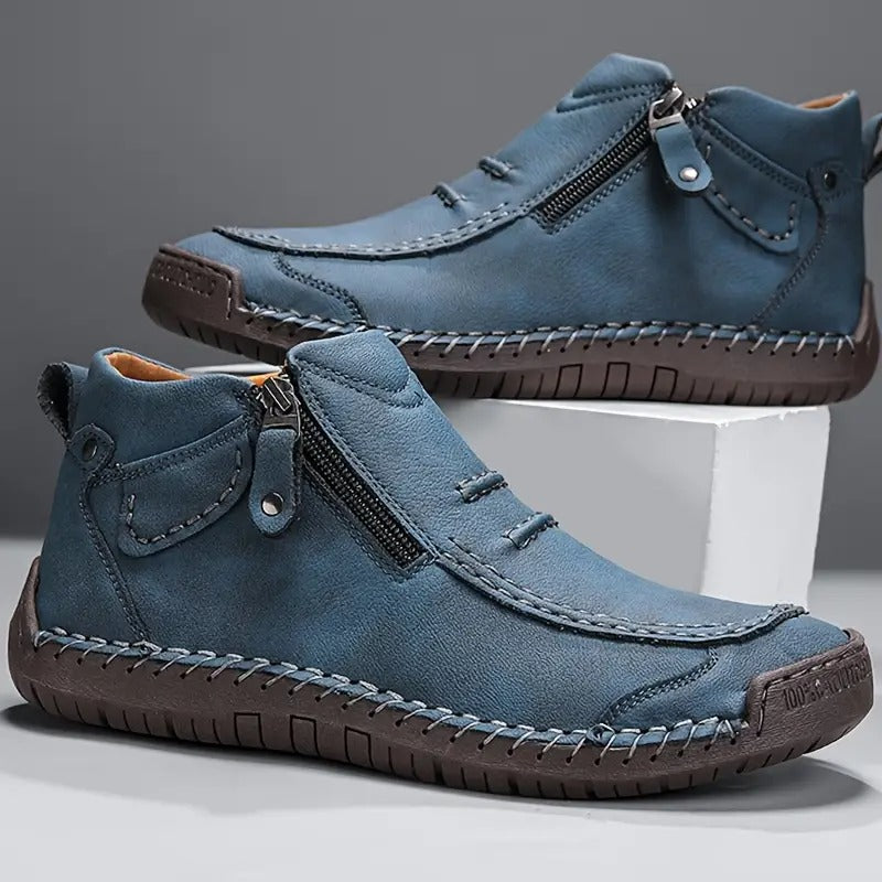 Lederen schoenen - antislip - orthopedisch - lederen laarzen - herenschoenen-Boutique Moda