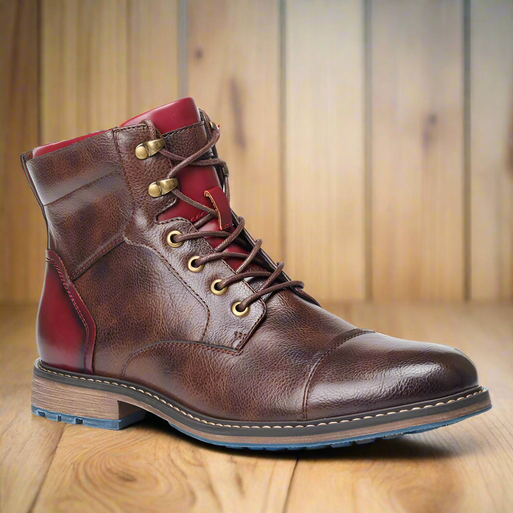 Leren Laarzen | Veterschoenen | Zijrits | Enkellaarzen | Herenlaarzen