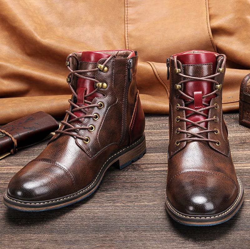 Leren Laarzen | Veterschoenen | Zijrits | Enkellaarzen | Herenlaarzen