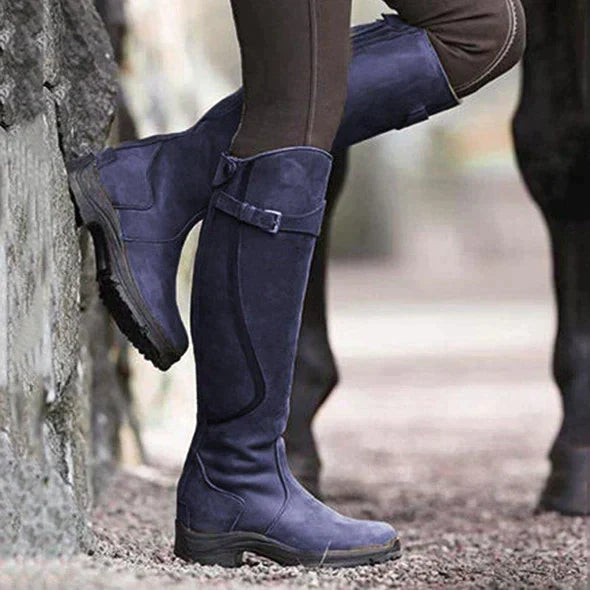 Leren laarzen - Waterdicht - Antislip - Kniehoge laarzen - Dameslaarzen-Boutique Moda