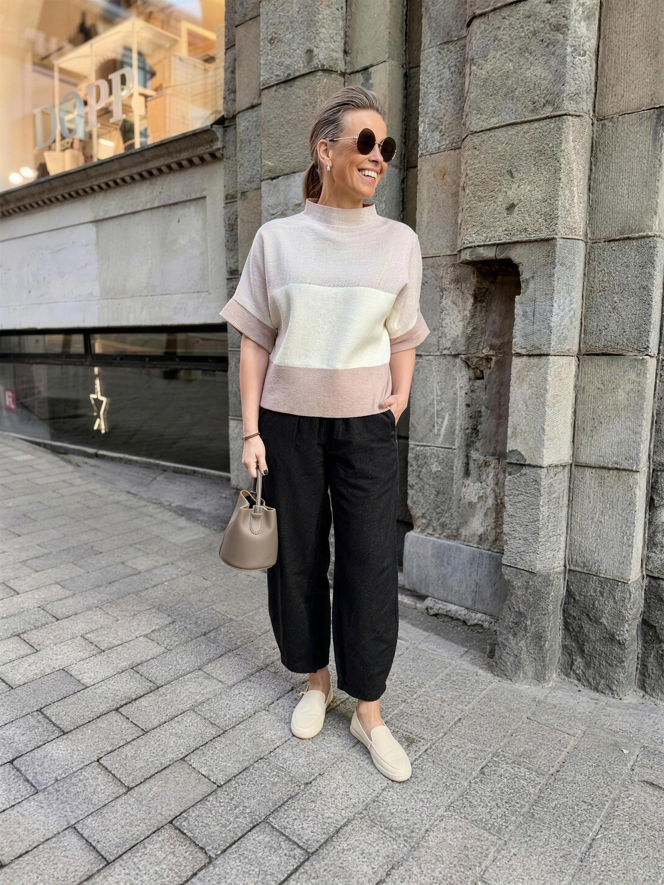 Linnen broek - Casual losvallende linnen broek voor dames voor de zomer-Boutique Moda