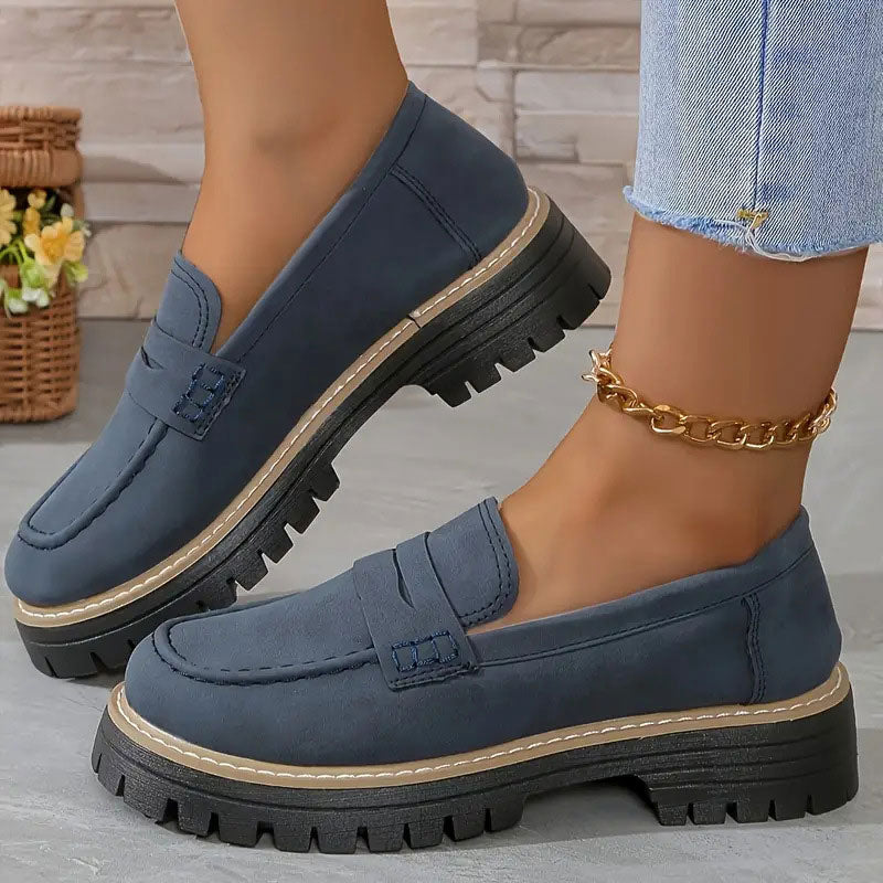 Loafers | Dikke Zool | Slip-On | Chunky Loafers | Damesschoenen-Boutique Moda