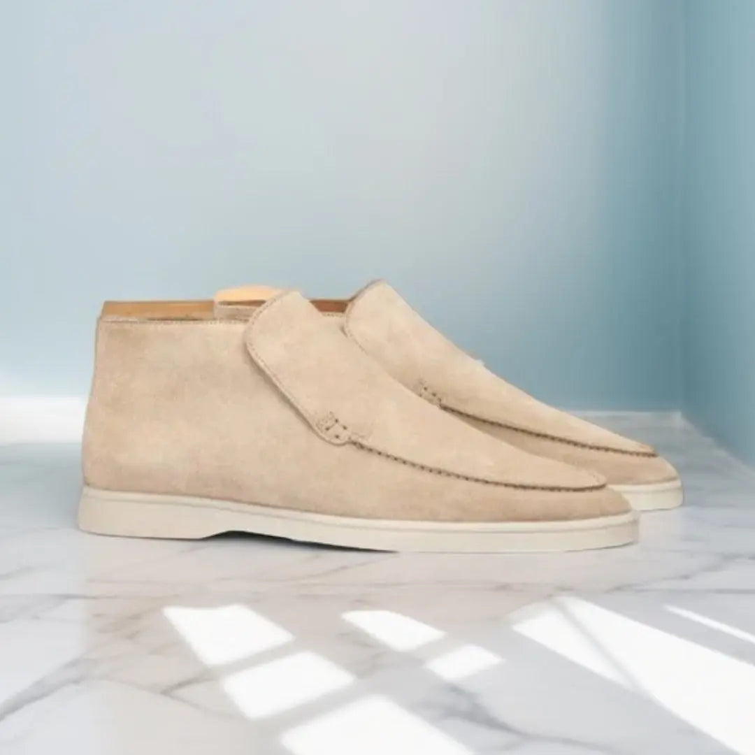 Loafers - Sloffen van suède voor heren-Boutique Moda
