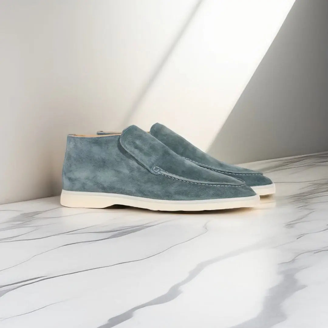 Loafers - Sloffen van suède voor heren-Boutique Moda
