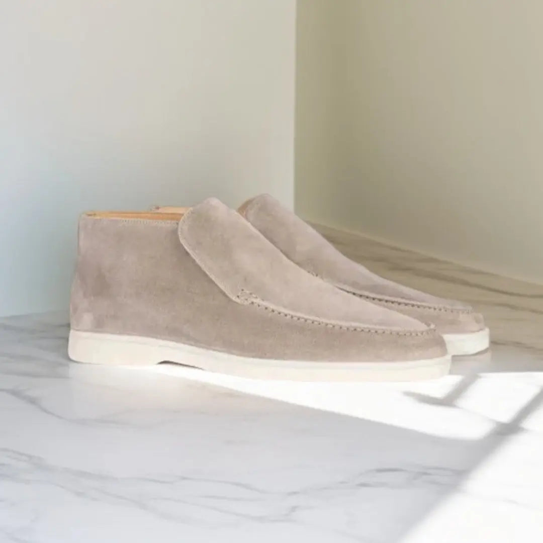 Loafers - Sloffen van suède voor heren-Boutique Moda