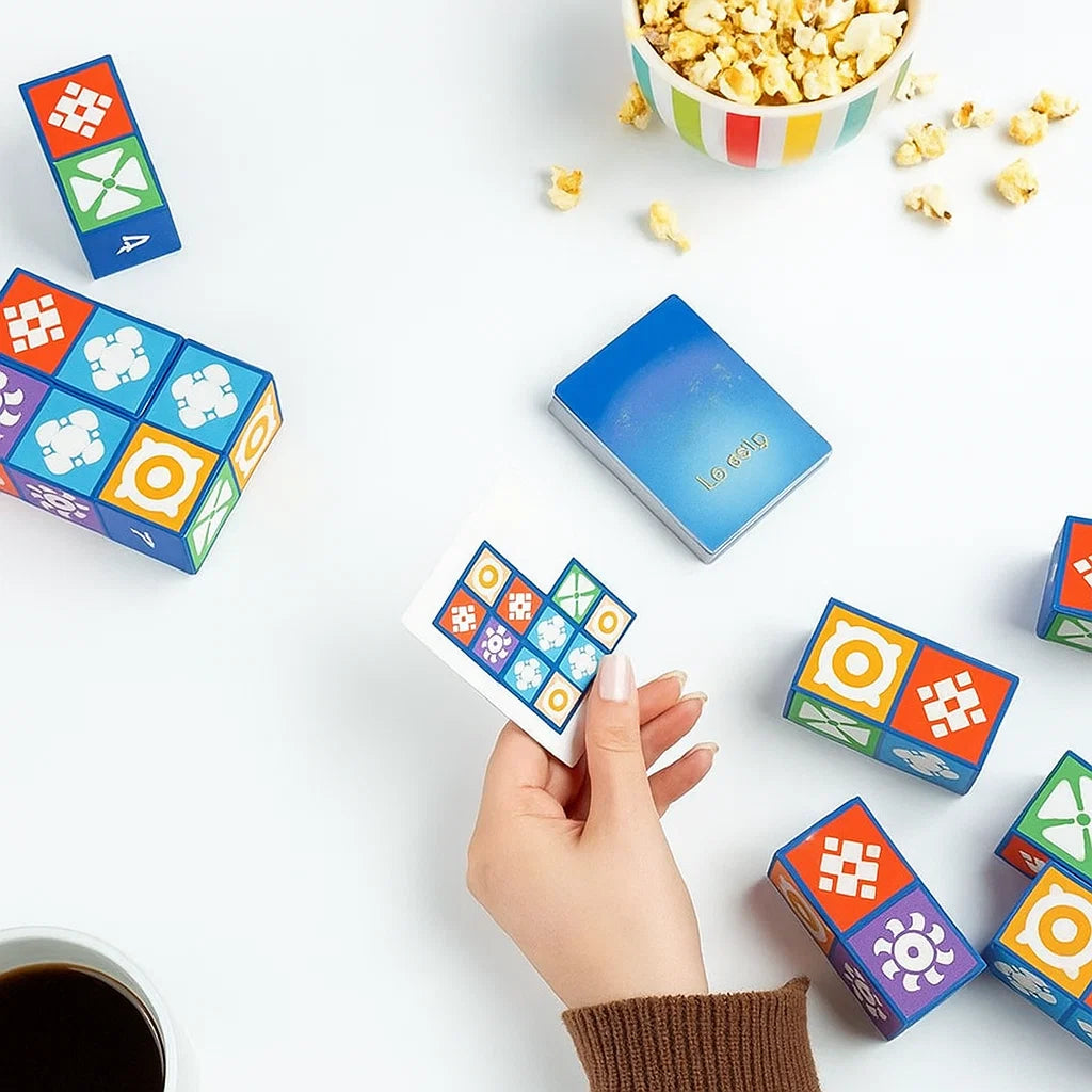 Logica Puzzelspel | Familiespel zonder Schermtijd | Trainen van Concentratie-Boutique Moda