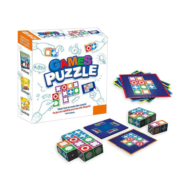 Logica Puzzelspel | Familiespel zonder Schermtijd | Trainen van Concentratie-Boutique Moda