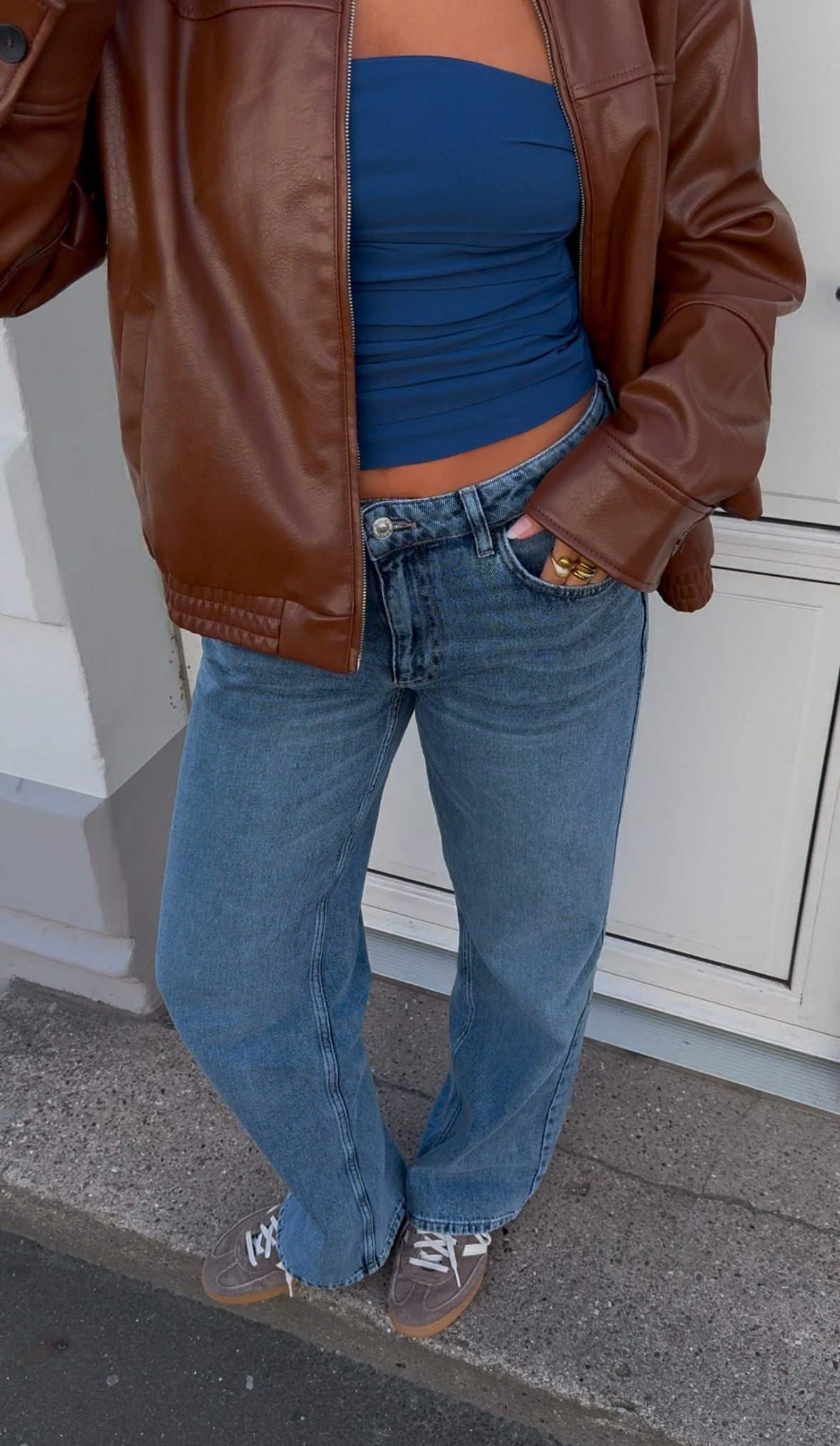 Loose Fit Jeans - Damesjeans met normale taille en rechte pijpen-Boutique Moda