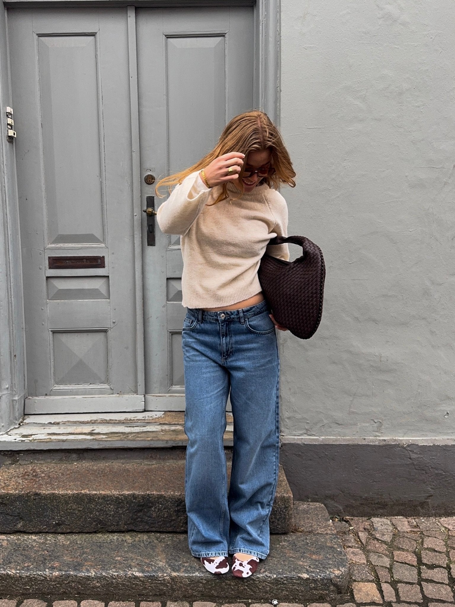 Loose Fit Jeans - Damesjeans met normale taille en rechte pijpen-Boutique Moda