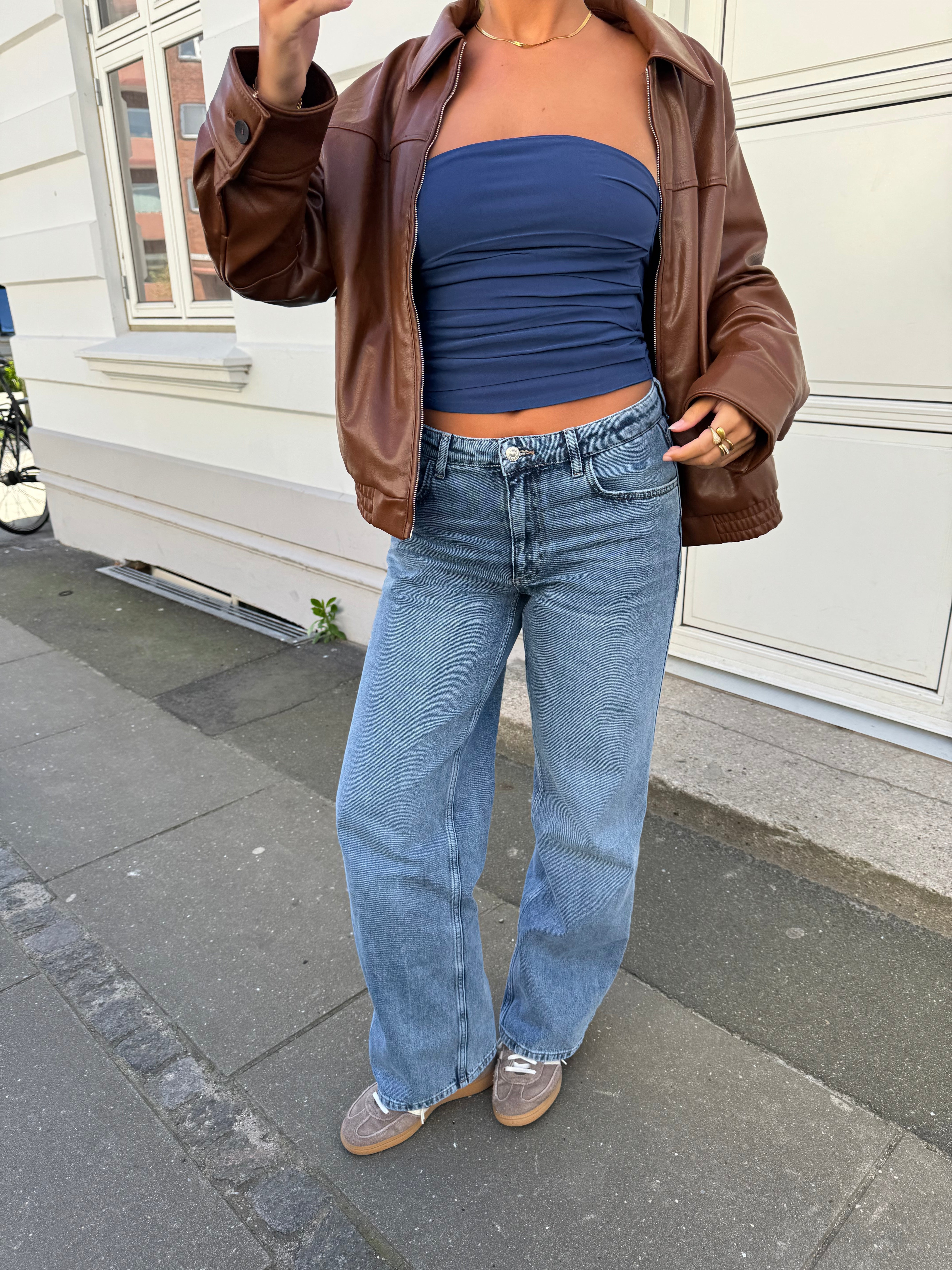Loose Fit Jeans - Damesjeans met normale taille en rechte pijpen-Boutique Moda