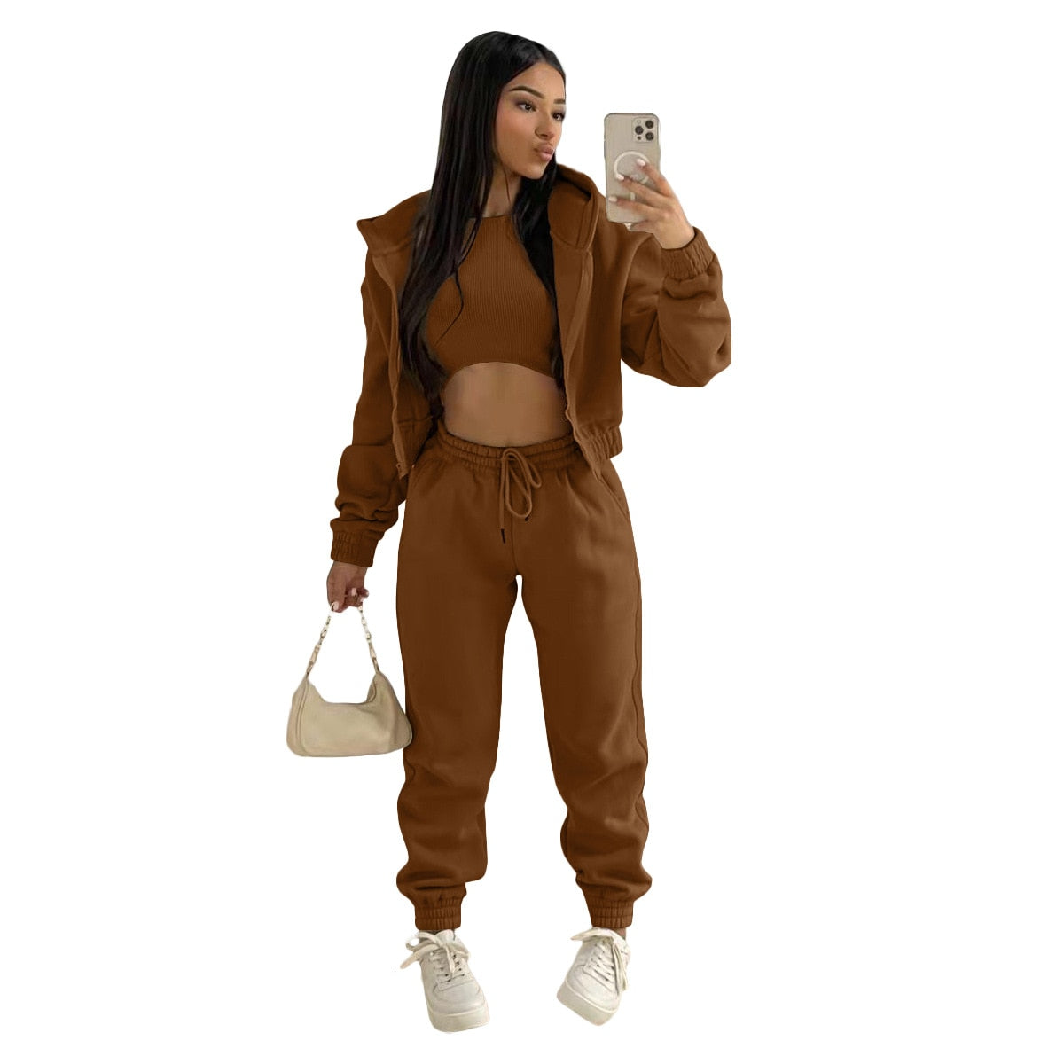 Louise Tracksuit | Driedelig Trainingspak-Boutique Moda