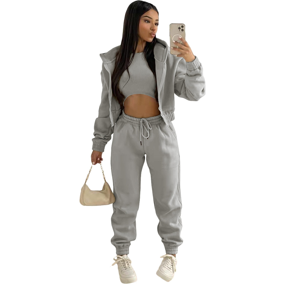 Louise Tracksuit | Driedelig Trainingspak-Boutique Moda