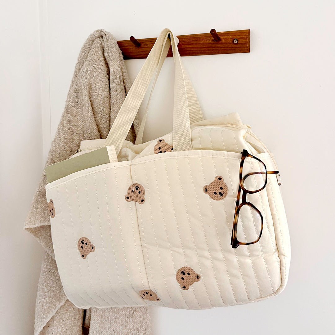 Luiertas | Gewatteerd Kinderwagenband | Tulp of Beertje-Boutique Moda