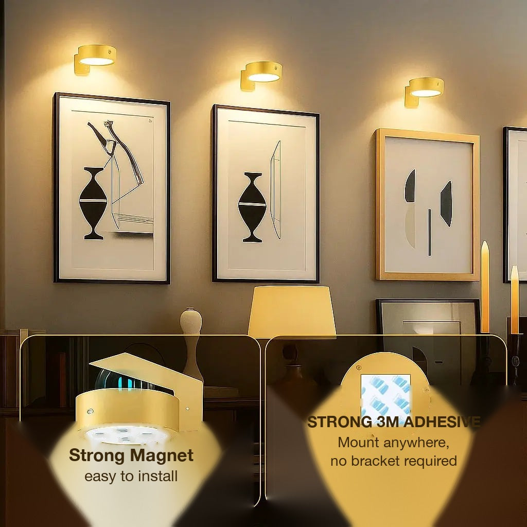 Magnetische LED-Schilderijlamp – Dimbaar & Draadloos-Boutique Moda