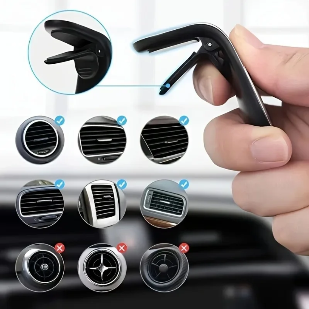 Magnetische telefoonhouder - Draaibare telefoonhouder voor in de auto-Boutique Moda