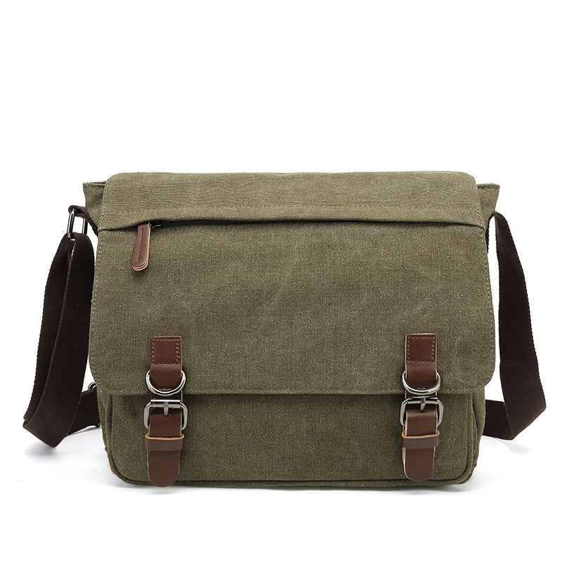 Mannelijke Schoudertassen - Verstelbare Riem - Zakken - Canvas Tas - Over de Schouder Tassen voor Jongens-Boutique Moda