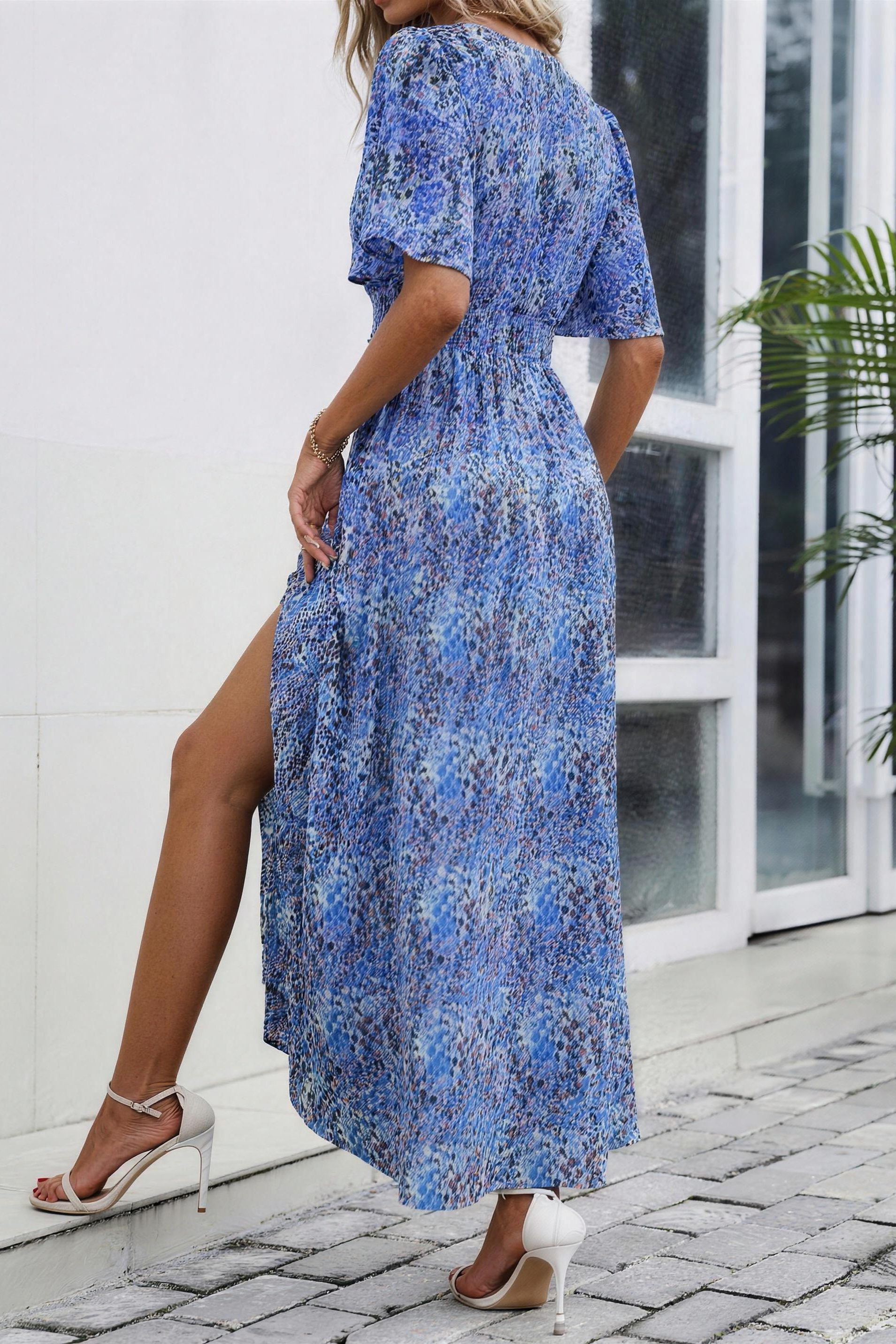 Maxi-jurk – Luchtige wikkeljurk voor de zomer-Boutique Moda
