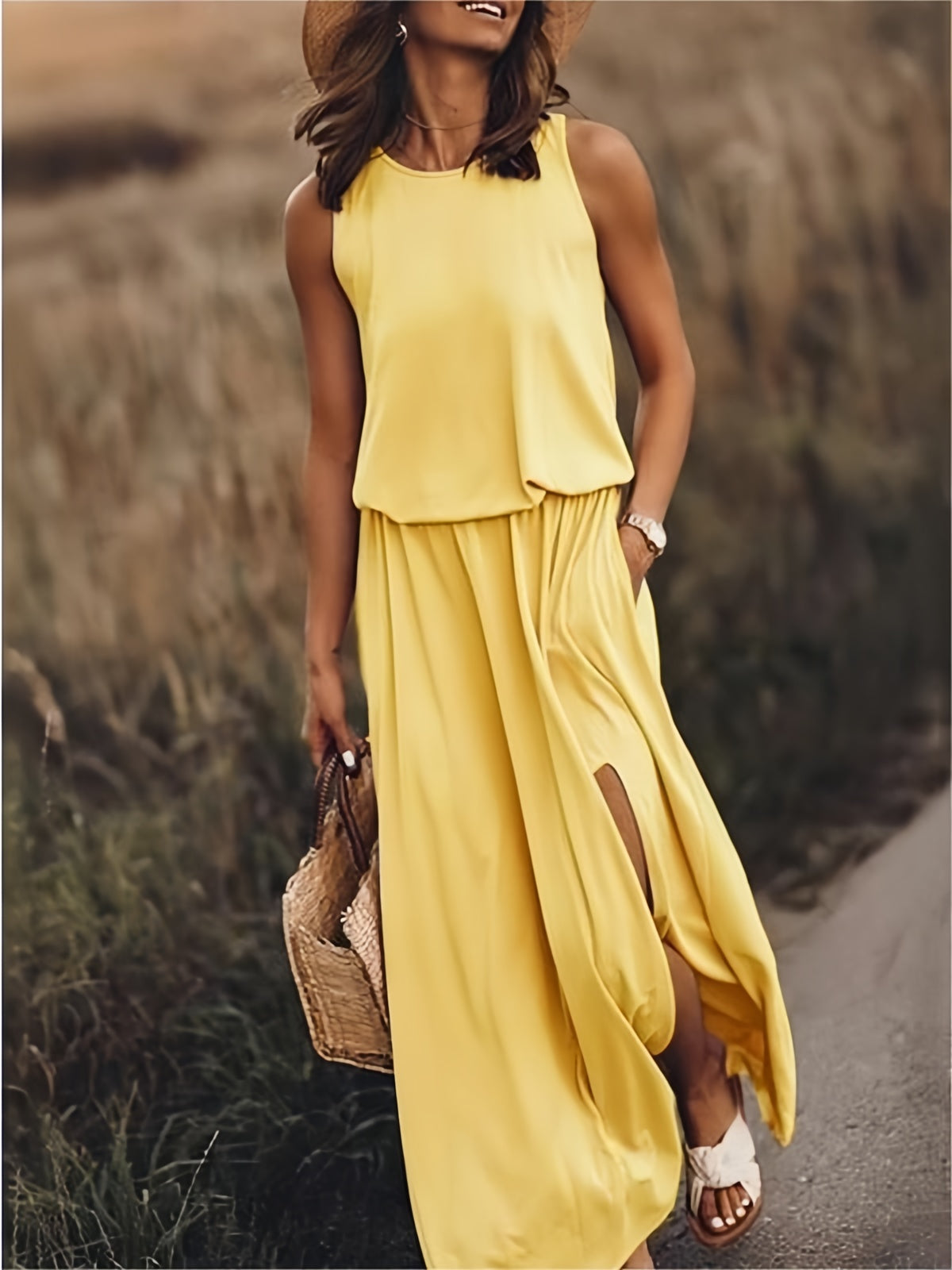 Maxi-jurk - lange zomerjurk voor dames-Boutique Moda
