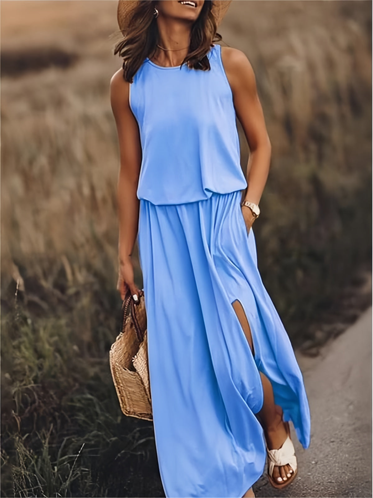 Maxi-jurk - lange zomerjurk voor dames-Boutique Moda