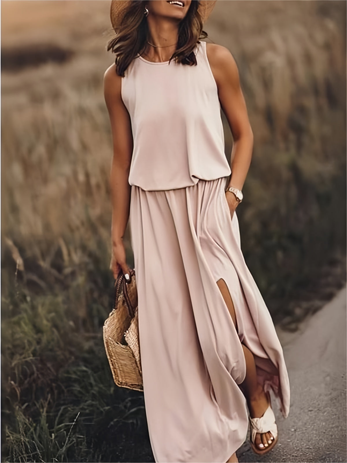 Maxi-jurk - lange zomerjurk voor dames-Boutique Moda