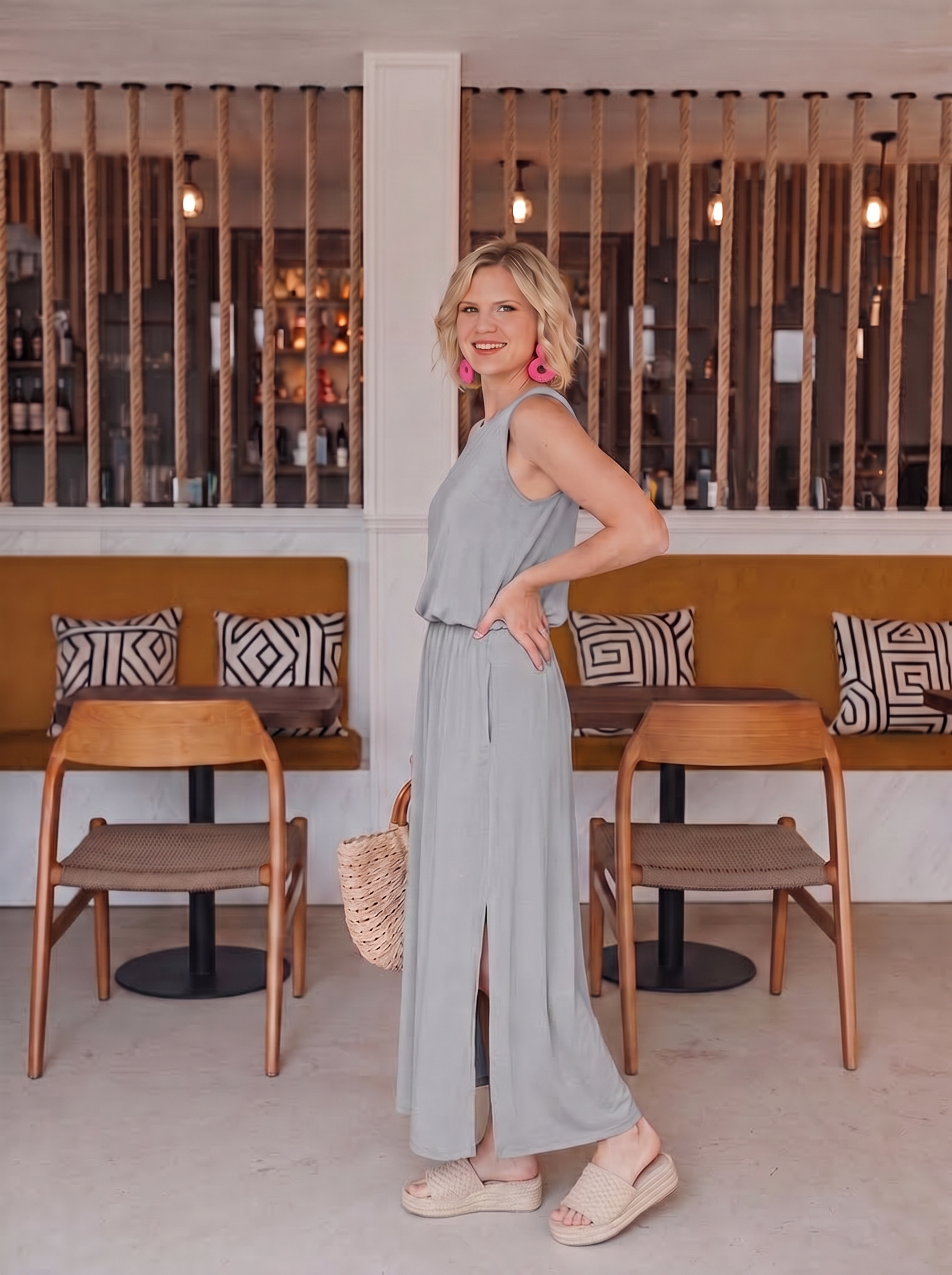 Maxi-jurk - lange zomerjurk voor dames-Boutique Moda