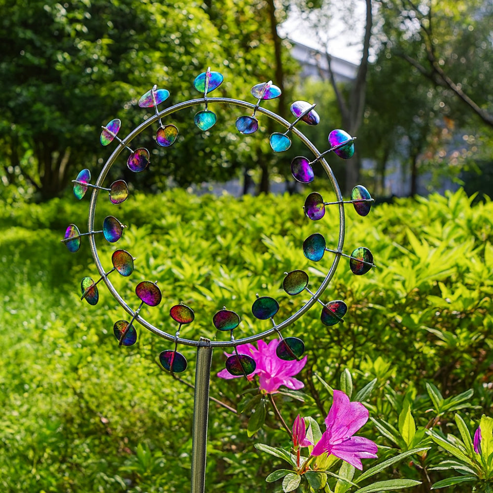 Metalen windspinner | kinetische tuindecoratie | met grondpin-Boutique Moda