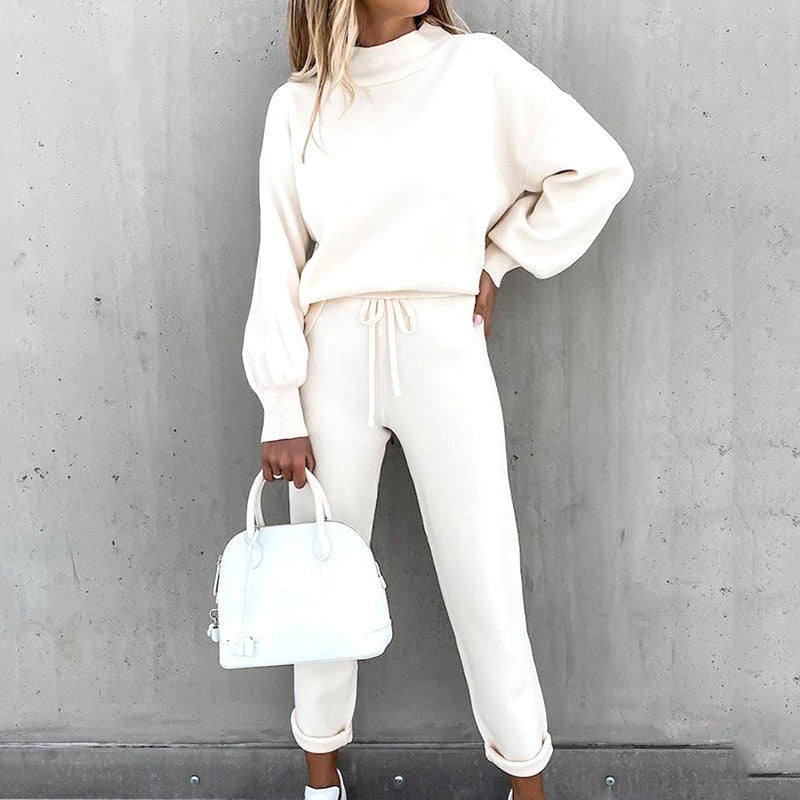 Minty trainingspak | 2-delig elegant en comfortabel dames huispak-Boutique Moda
