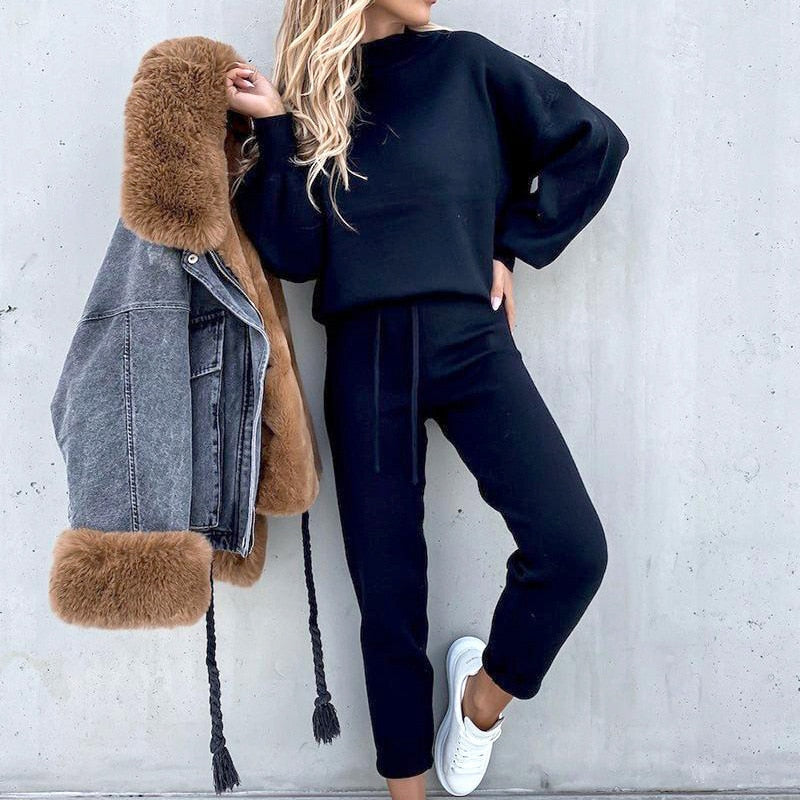 Minty trainingspak | 2-delig elegant en comfortabel dames huispak-Boutique Moda