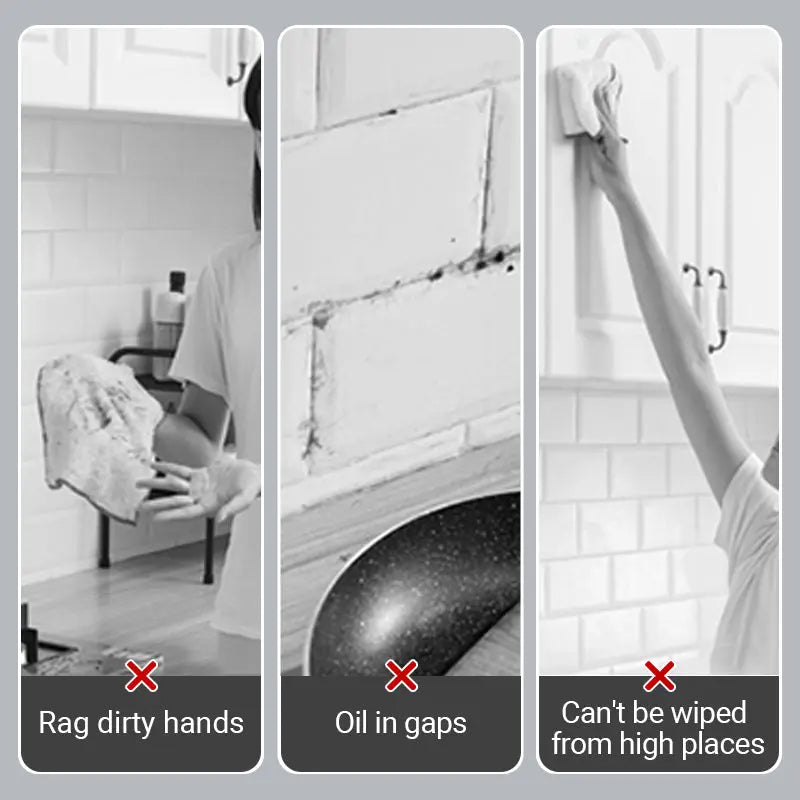 Mop voor Vochtige Doekjes | Handsfree Reinigen zonder Bukken | Vloer & Ramen-Boutique Moda