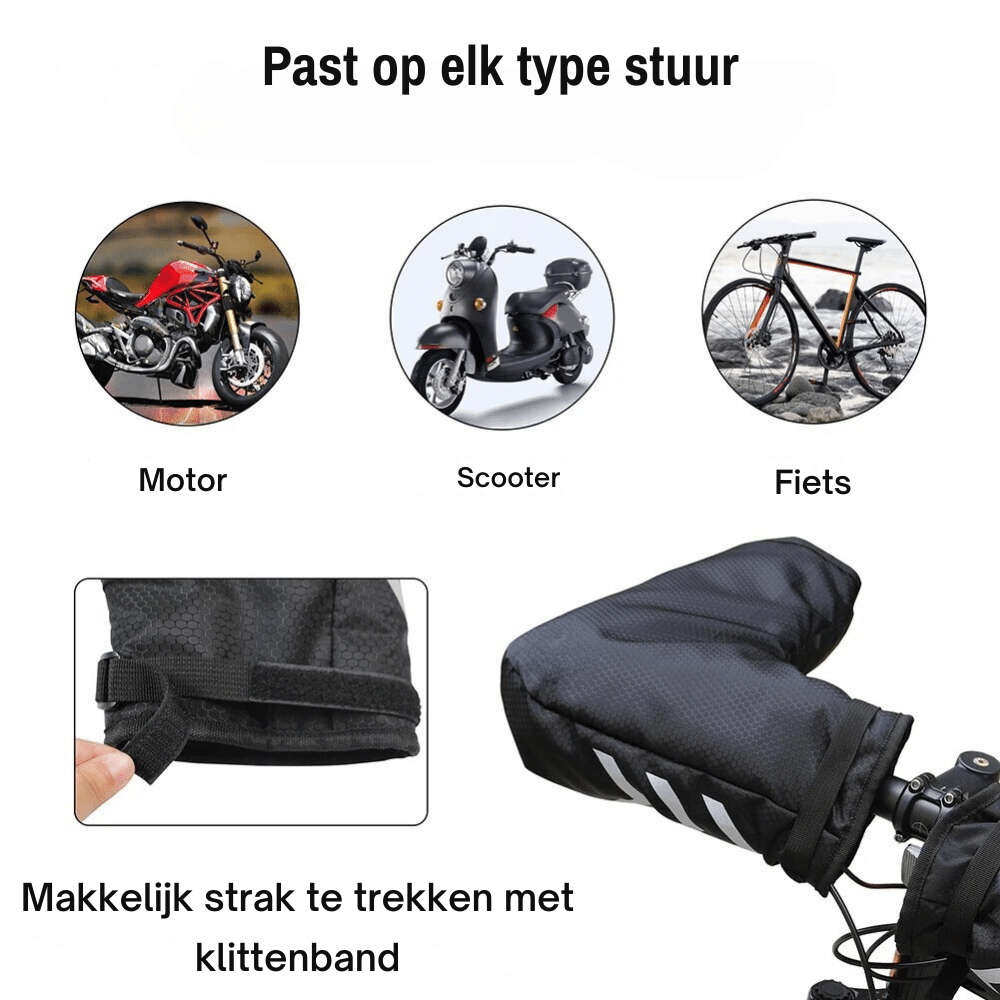 Motorfietsstuurmanchetten - Waterdicht - Reflecterend - Fietshandschoenen - Motorfietsmanchetten-Boutique Moda