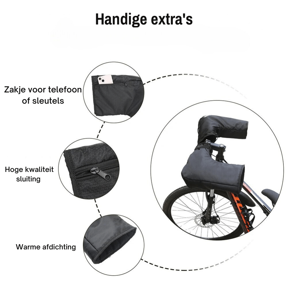 Motorfietsstuurmanchetten - Waterdicht - Reflecterend - Fietshandschoenen - Motorfietsmanchetten-Boutique Moda