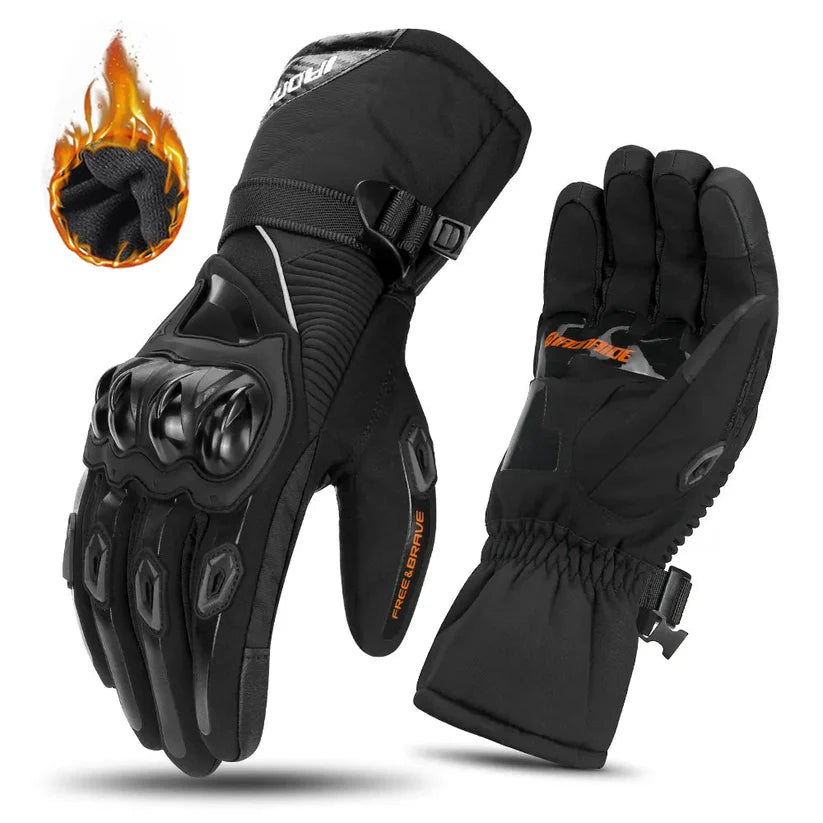 Motorhandschoenen - Warm - Waterdicht - Verwarmde Motorhandschoenen - Winter Motorhandschoenen-Boutique Moda