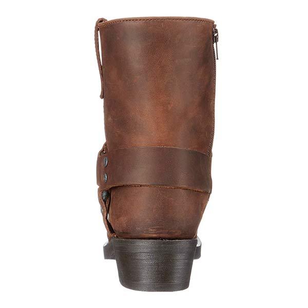 Motorlaarzen | Halfhoog | Lage hak | Kunstleren laarzen | Damesschoenen
