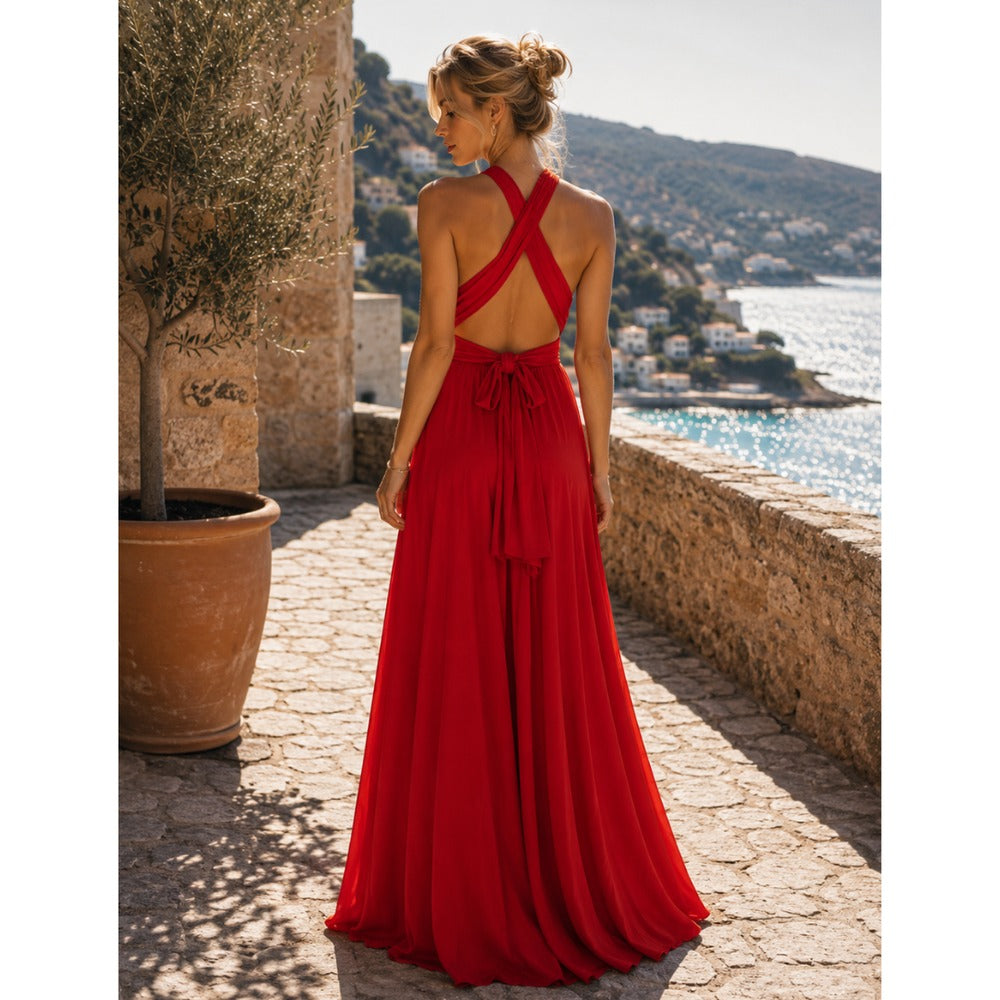 Multiway Maxi Jurk - Elegante Cocktail- en Avondjurk-Boutique Moda