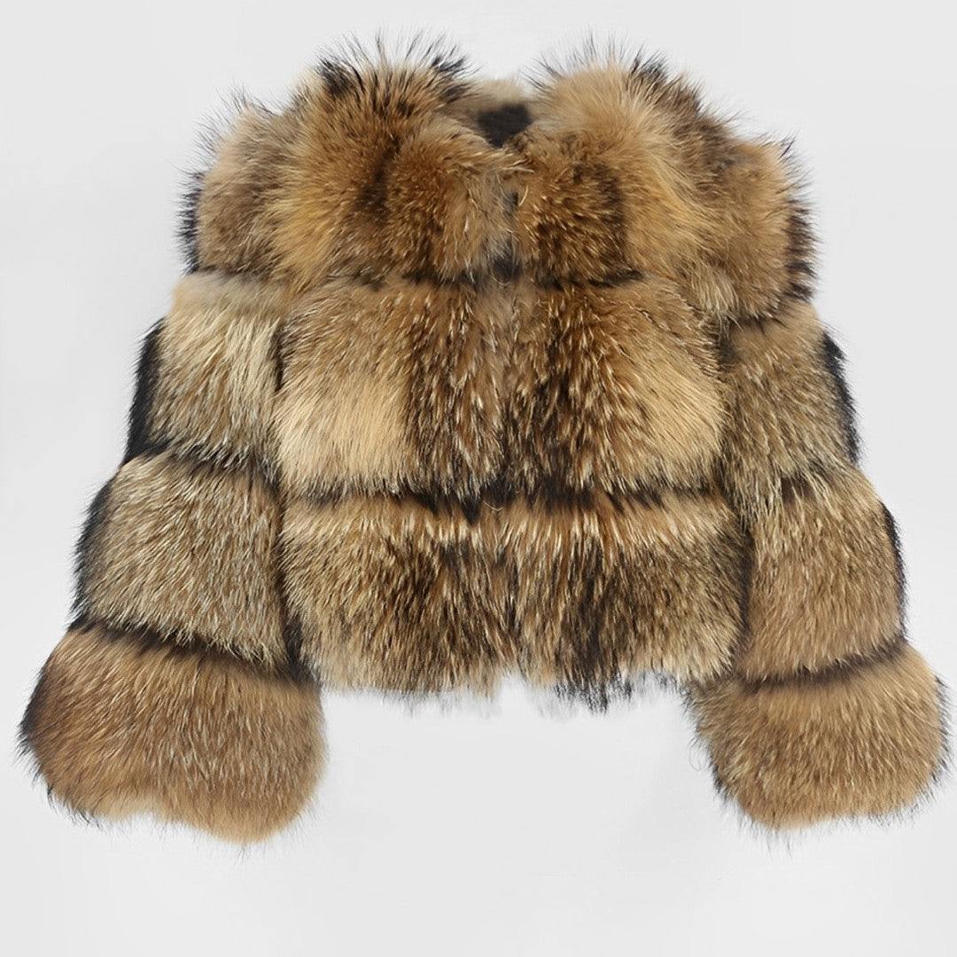 Nepbontjas | Kort | Pluizig | Bontjas | Winterjas voor dames-Boutique Moda