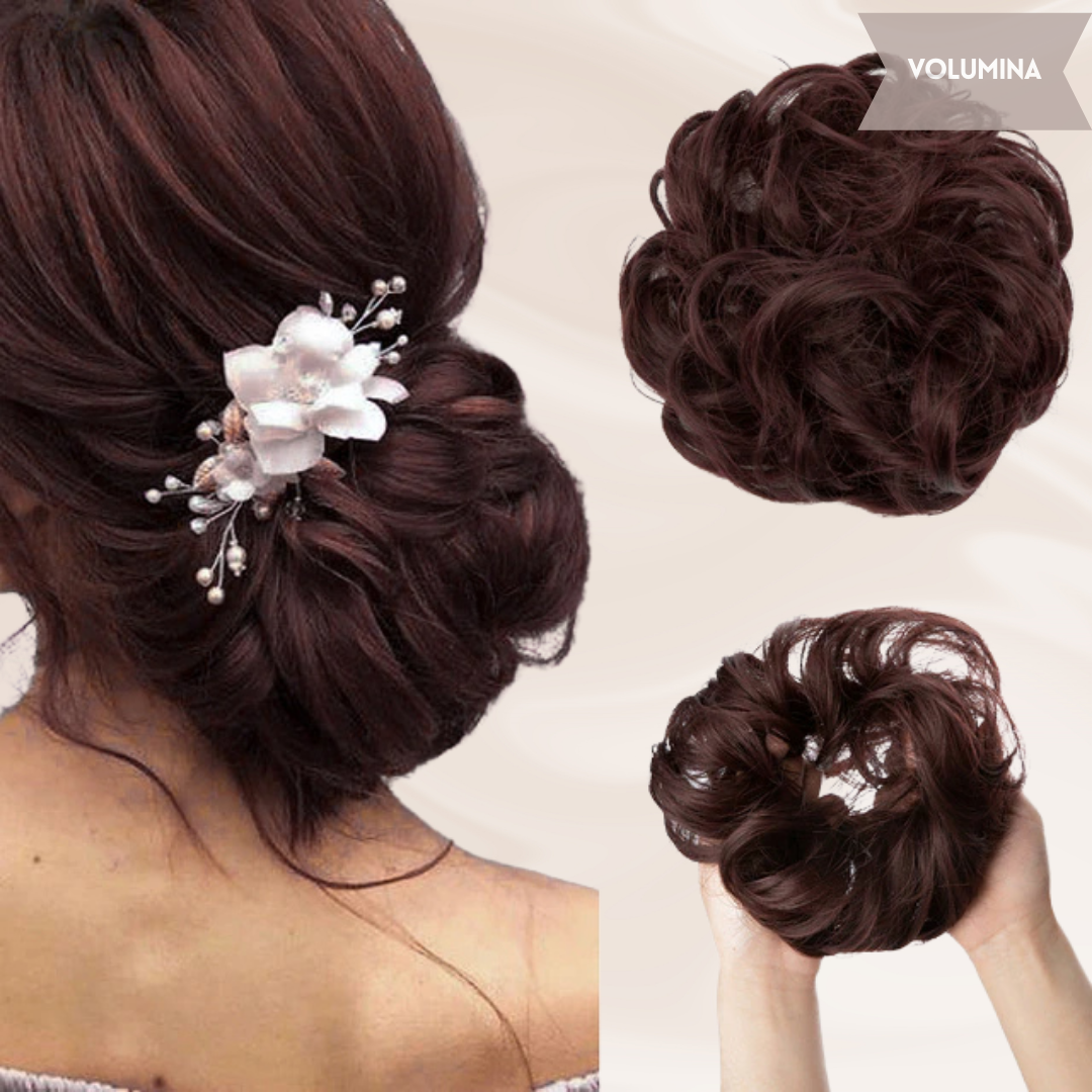 Nephaar Scrunchies - Messy Bun - Haar Donut - Synthetisch Haar Bun - Scrunchie Haarstukjes-Boutique Moda