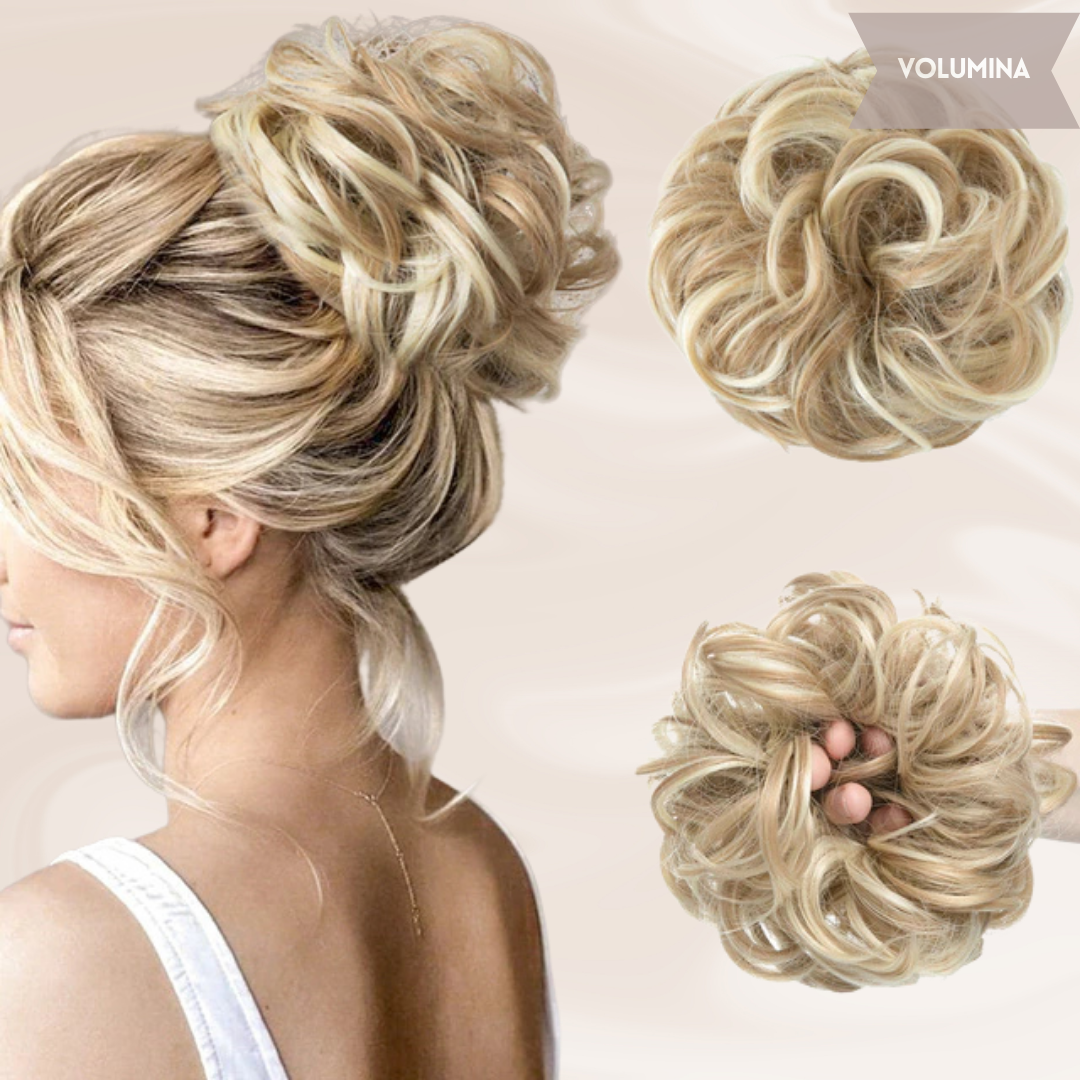 Nephaar Scrunchies - Messy Bun - Haar Donut - Synthetisch Haar Bun - Scrunchie Haarstukjes-Boutique Moda