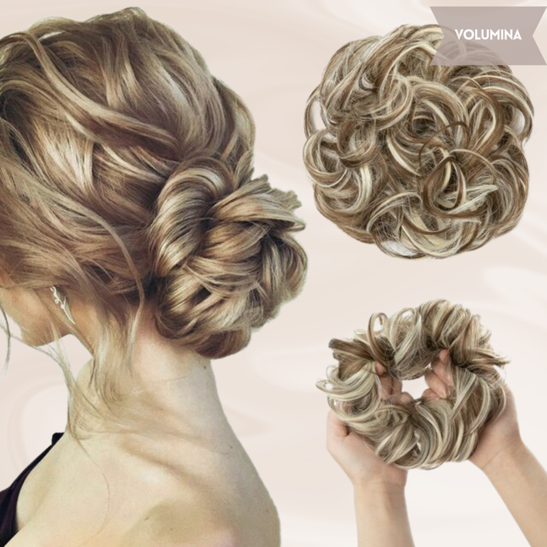 Nephaar Scrunchies - Messy Bun - Haar Donut - Synthetisch Haar Bun - Scrunchie Haarstukjes-Boutique Moda