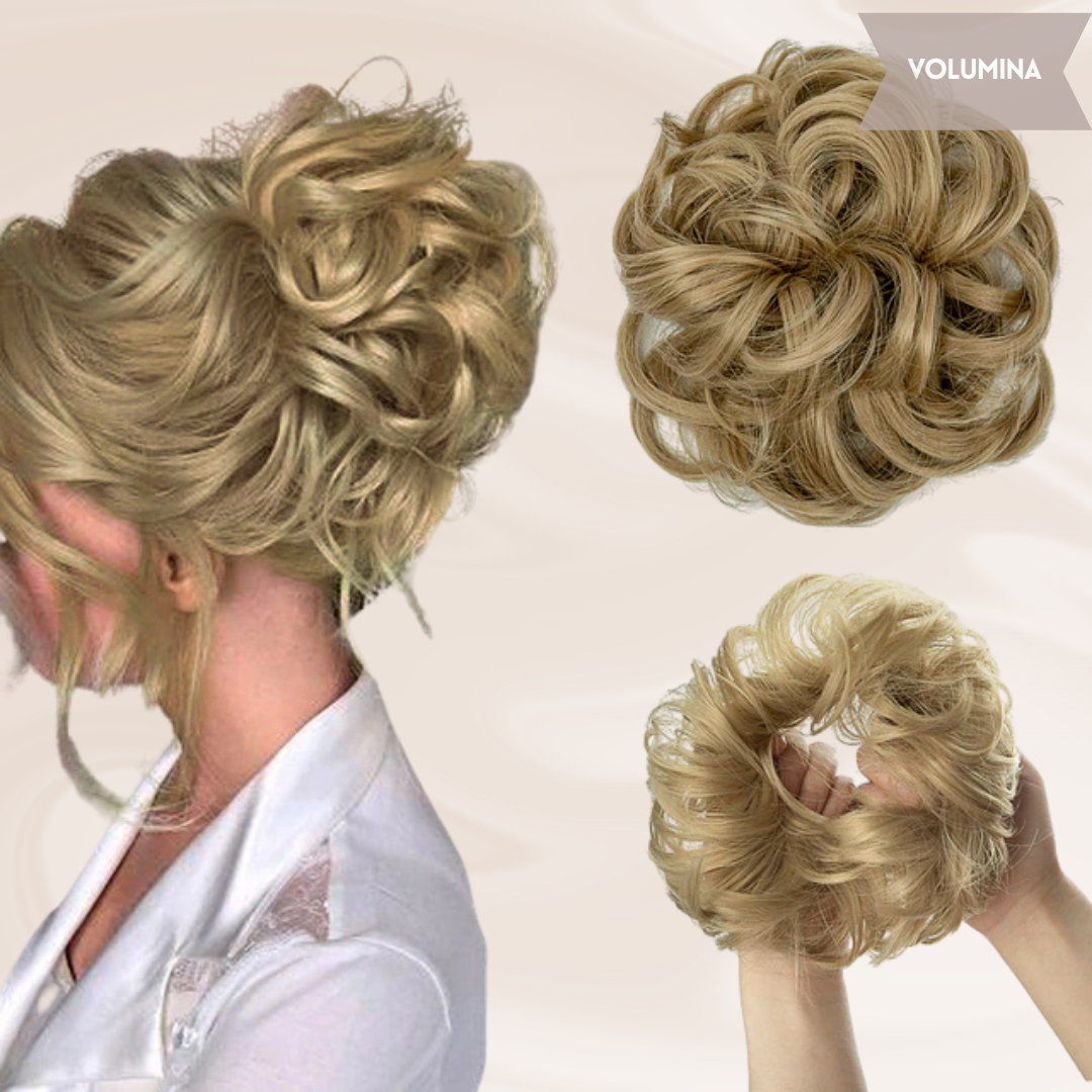 Nephaar Scrunchies - Messy Bun - Haar Donut - Synthetisch Haar Bun - Scrunchie Haarstukjes-Boutique Moda