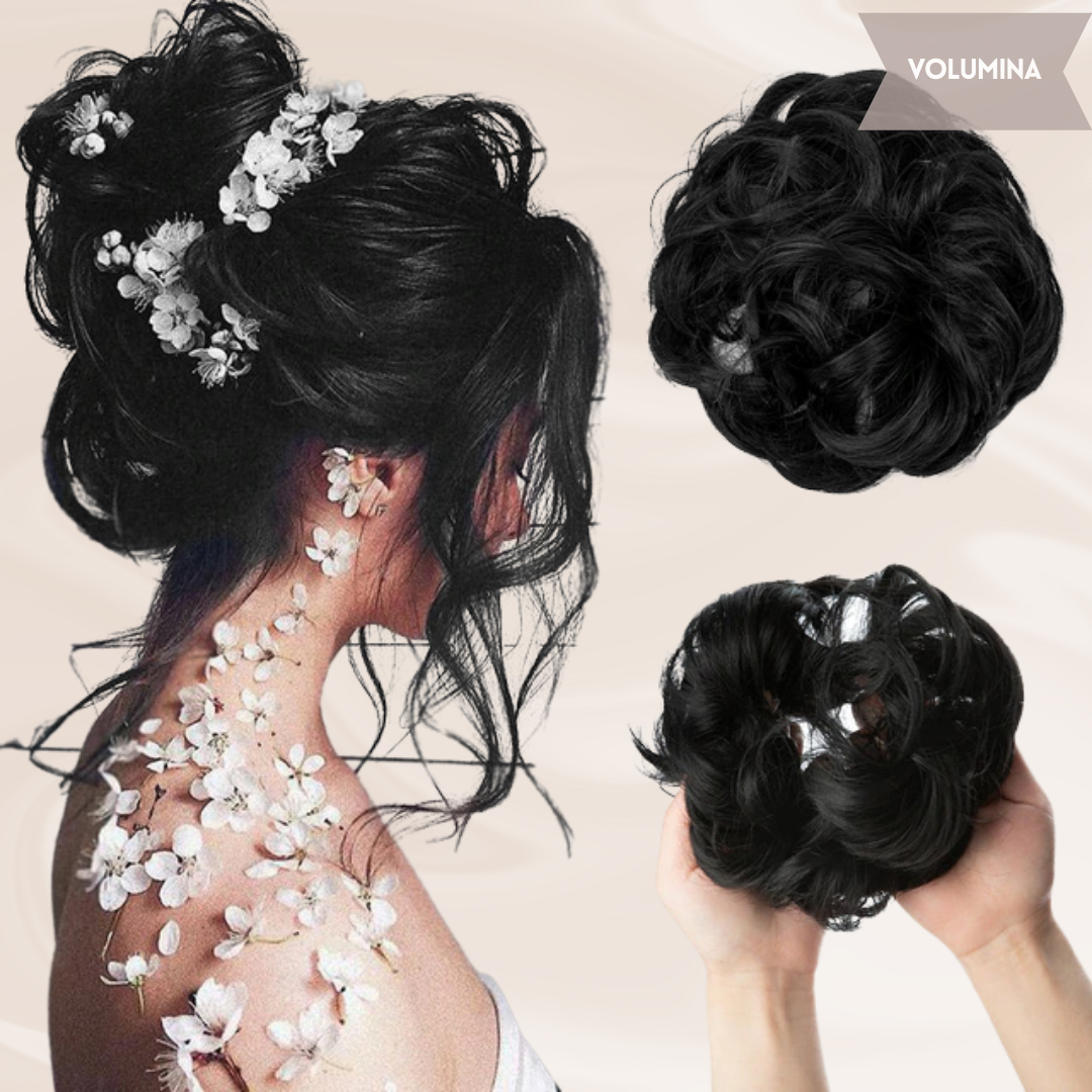 Nephaar Scrunchies - Messy Bun - Haar Donut - Synthetisch Haar Bun - Scrunchie Haarstukjes-Boutique Moda