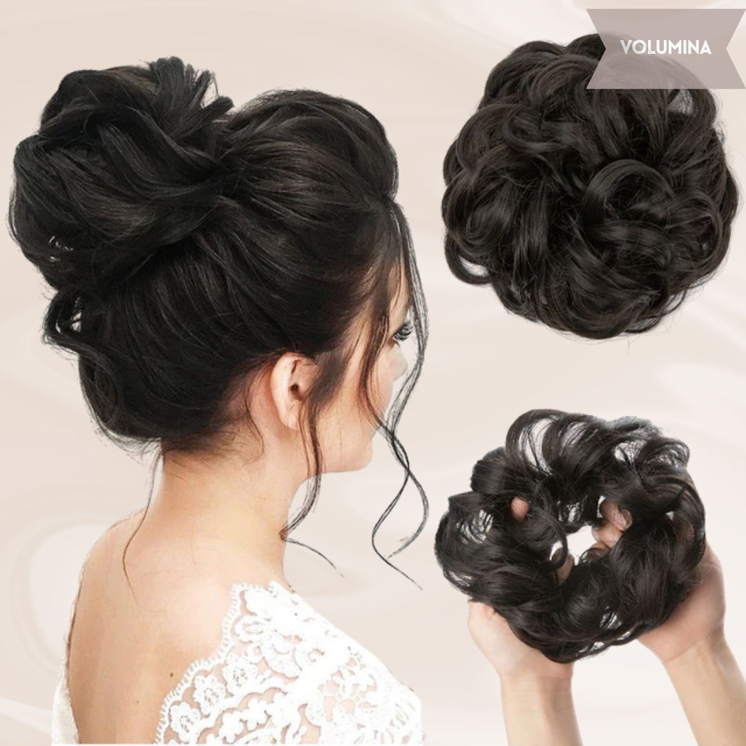 Nephaar Scrunchies - Messy Bun - Haar Donut - Synthetisch Haar Bun - Scrunchie Haarstukjes-Boutique Moda