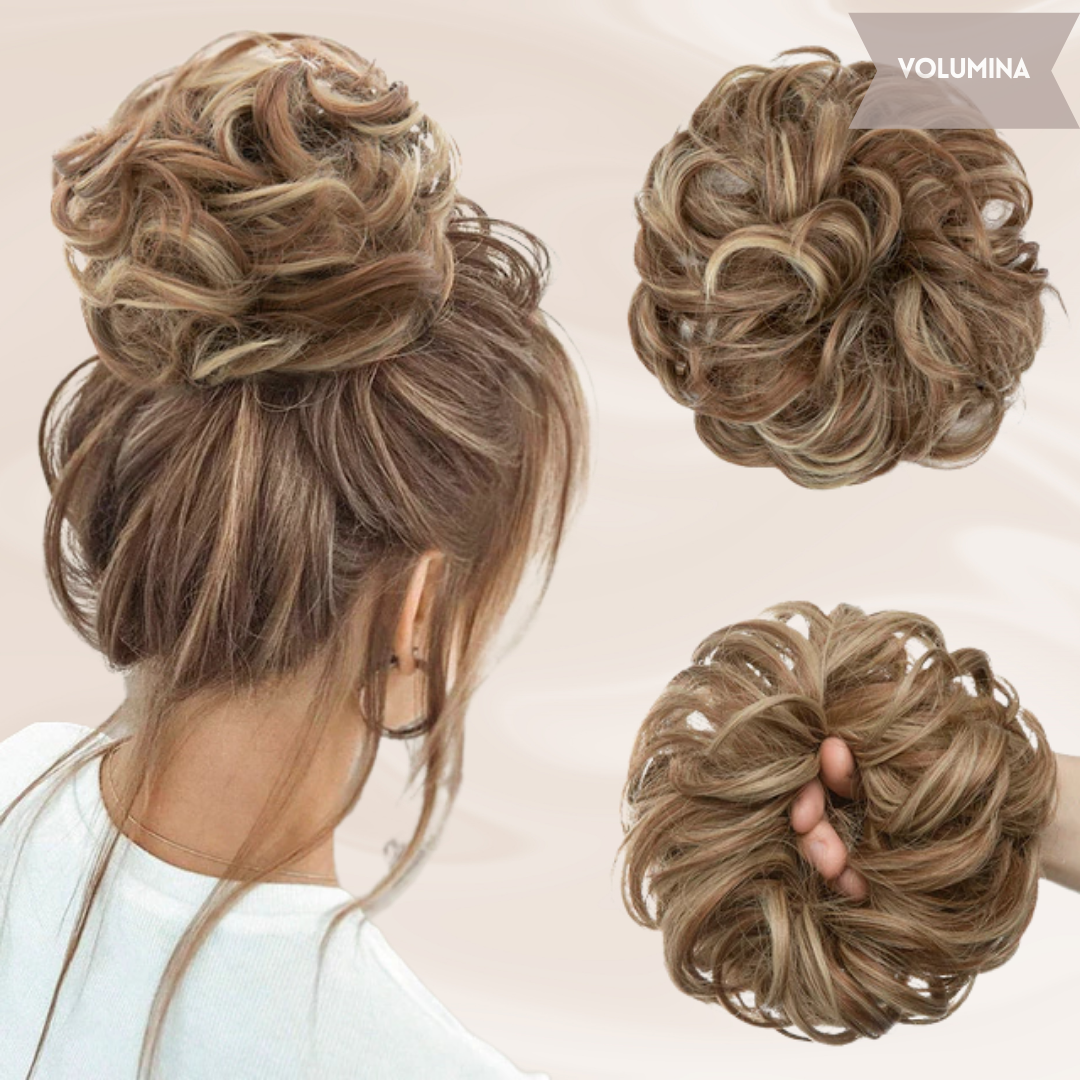 Nephaar Scrunchies - Messy Bun - Haar Donut - Synthetisch Haar Bun - Scrunchie Haarstukjes-Boutique Moda