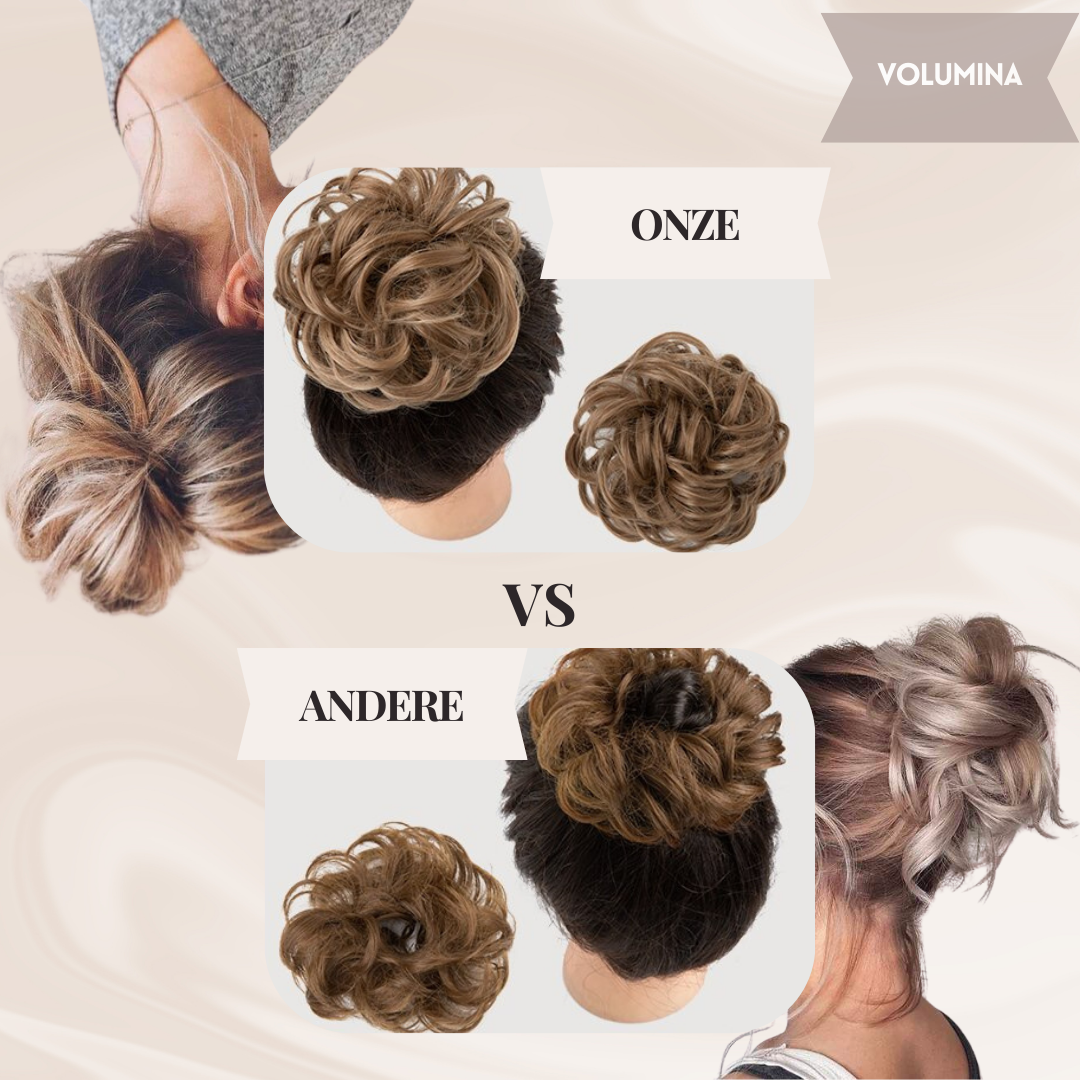 Nephaar Scrunchies - Messy Bun - Haar Donut - Synthetisch Haar Bun - Scrunchie Haarstukjes-Boutique Moda