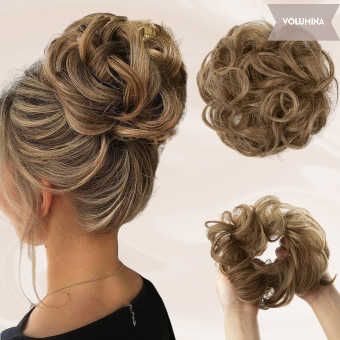 Nephaar Scrunchies - Messy Bun - Haar Donut - Synthetisch Haar Bun - Scrunchie Haarstukjes-Boutique Moda