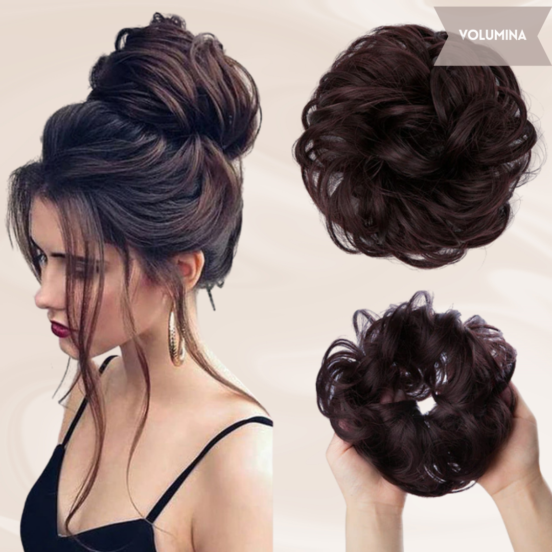 Nephaar Scrunchies - Messy Bun - Haar Donut - Synthetisch Haar Bun - Scrunchie Haarstukjes-Boutique Moda