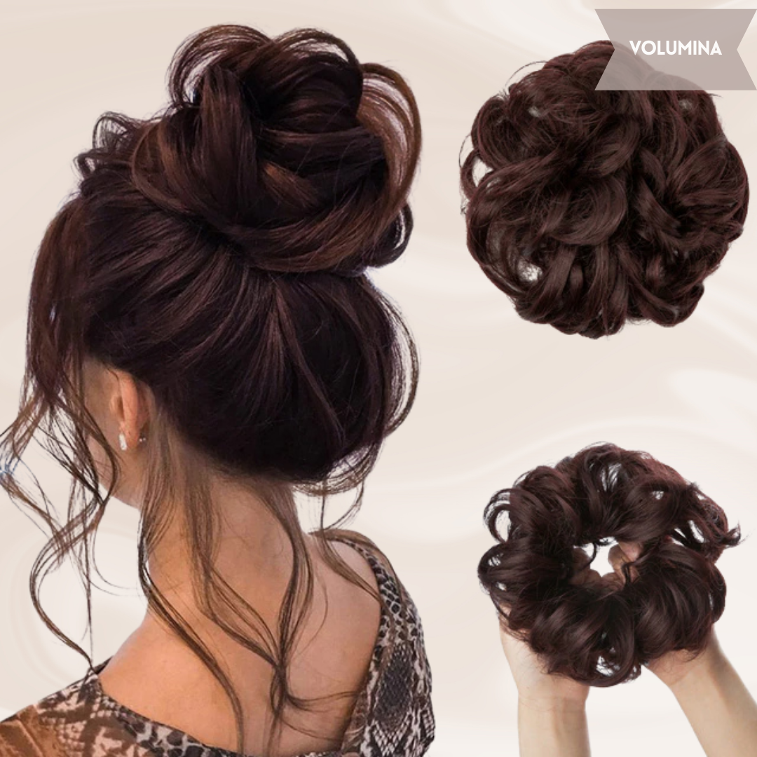 Nephaar Scrunchies - Messy Bun - Haar Donut - Synthetisch Haar Bun - Scrunchie Haarstukjes-Boutique Moda