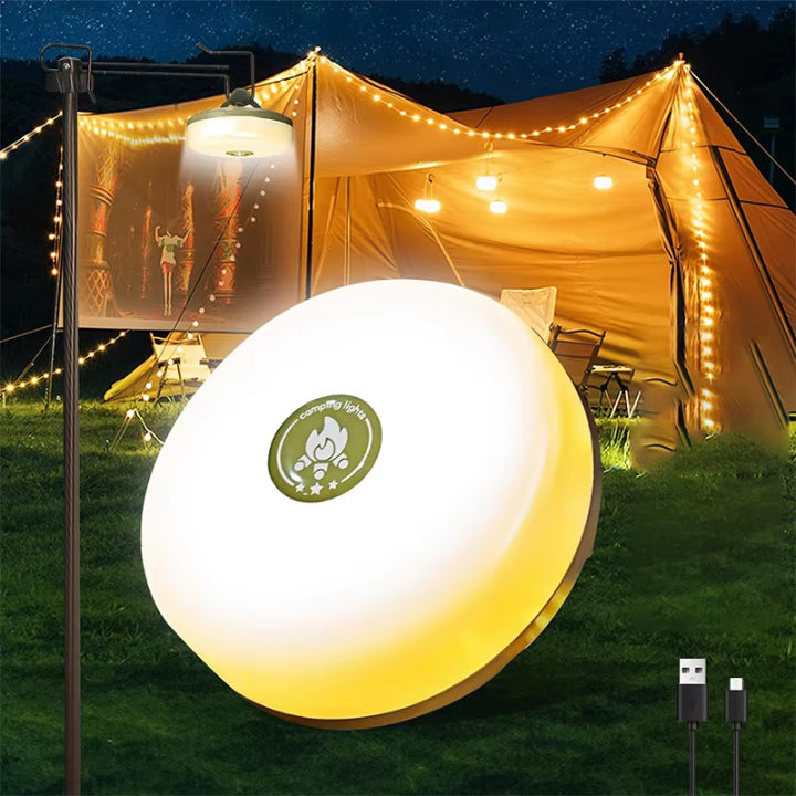 Oplaadbare Campinglamp – LED Lichtslinger & Powerbank voor Buiten-Boutique Moda