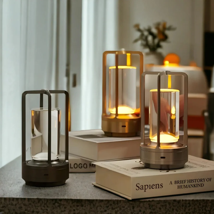 Oplaadbare tafellamp - Interieur - LED - Draadloze tafellamp - Tafellampen voor de woonkamer-Boutique Moda