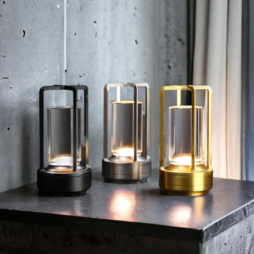 Oplaadbare tafellamp - Interieur - LED - Draadloze tafellamp - Tafellampen voor de woonkamer-Boutique Moda