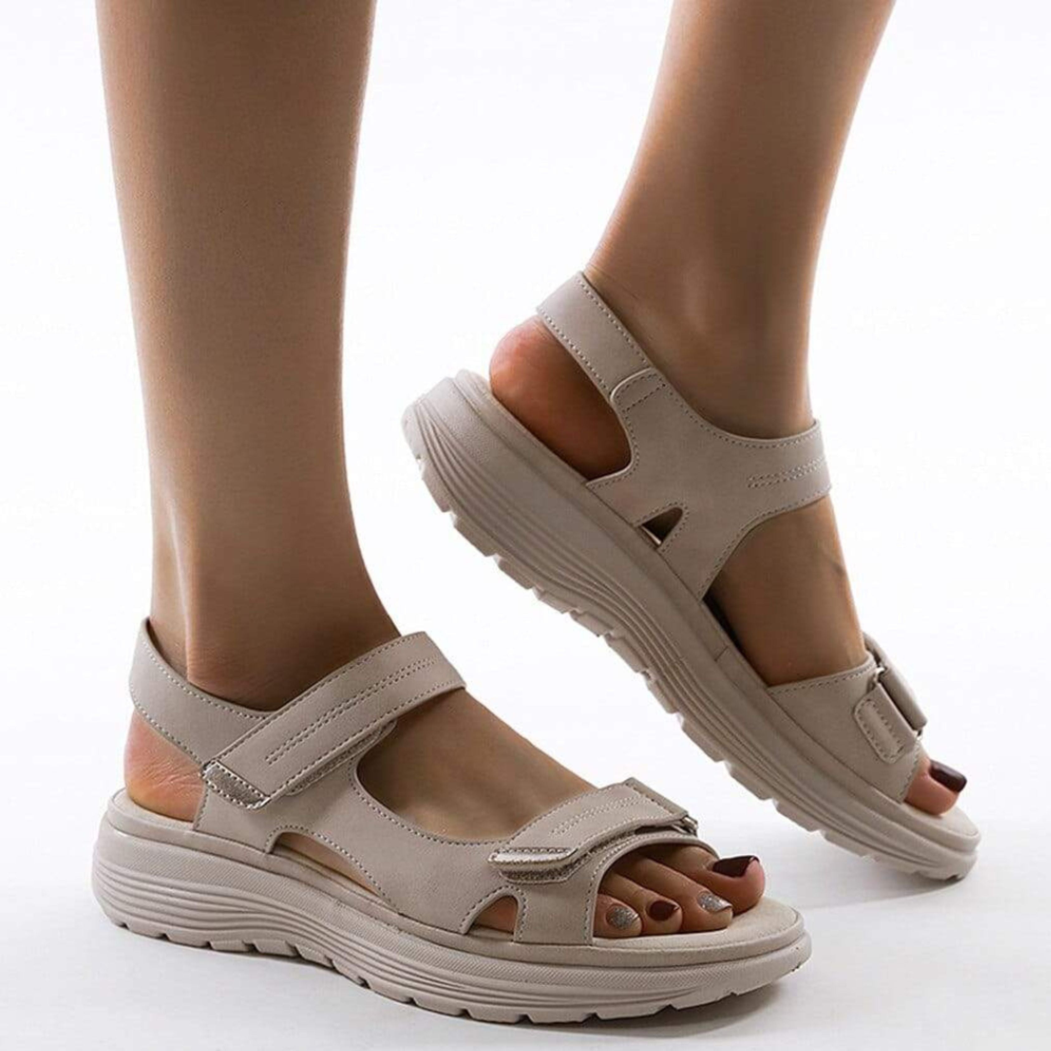 Orthopedische Sandalen | Sport | Ergonomisch | Klittenbandsandalen | Damessandalen-Boutique Moda